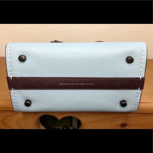 S⭕️LD‼️Coach Cashin Carry Tote 22 In Colorblock Waterfall Multi - Picture 6 of 12